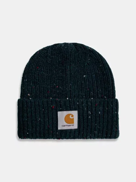 Carhartt WIP czapka z dodatkiem wełny Anglistic Beanie zielony