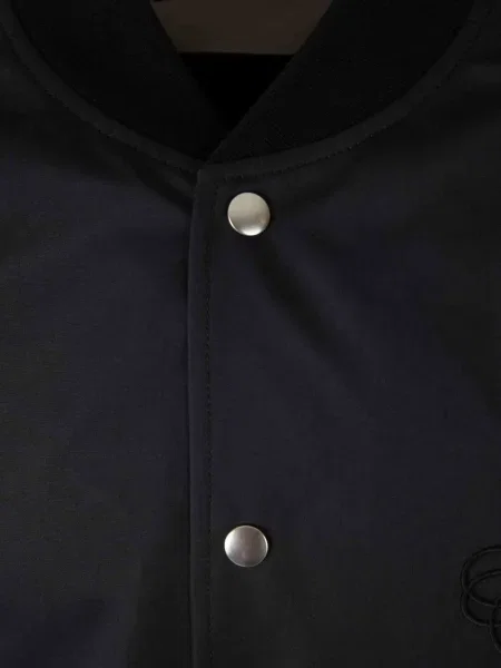 Geacă bomber Jil Sander cu broderie negru