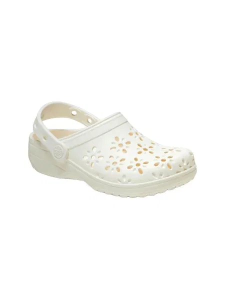 Klasične natikače Crocs s cvjetnim printom bež