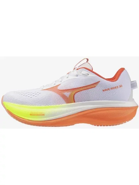 Buty do biegania Mizuno Wave Rider 30 pomarańczowy żółty biały