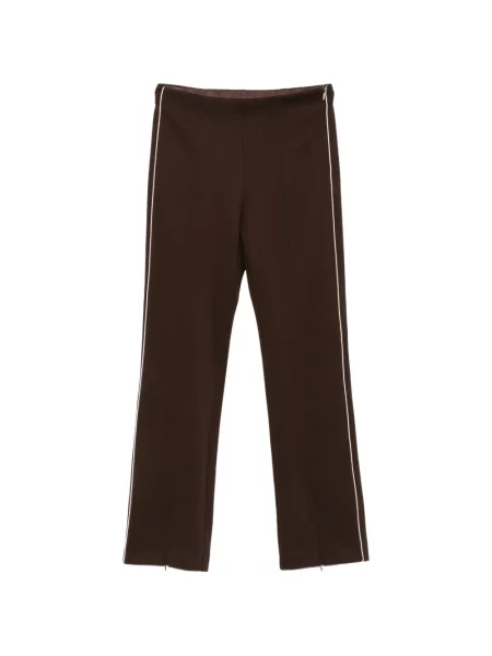Pantaloni Max Mara cu dungi maro