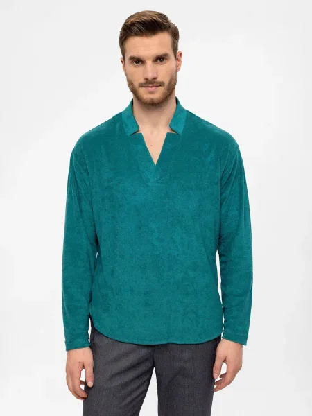 Antioch Tricou petrol verde