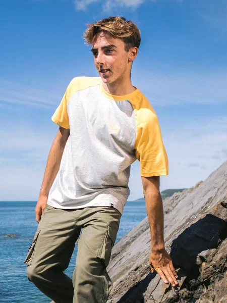 Rumble koszulka organiczna Yellow żółta