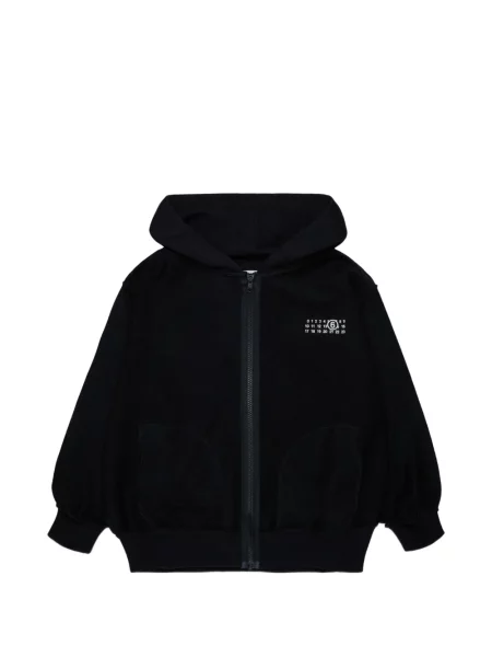 Bluza z kapturem dziecięca Mm6 Maison Margiela czarna
