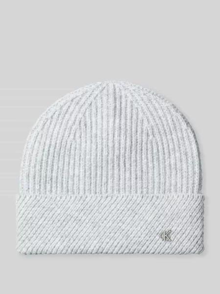 Calvin Klein czapka z wełną szara