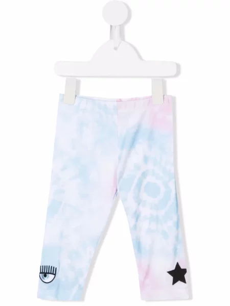 Legginsy dziecięce Chiara Ferragni niebieskie