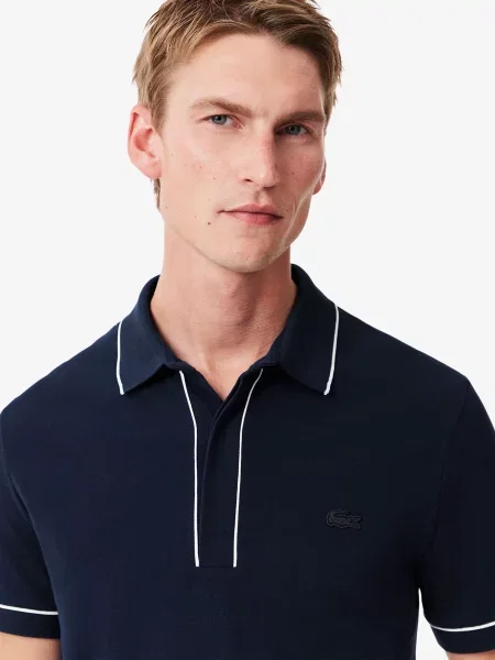 Поло Lacoste синій