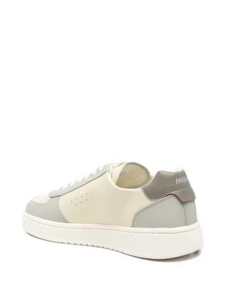 Sneakerși Boss din piele cu imagine
