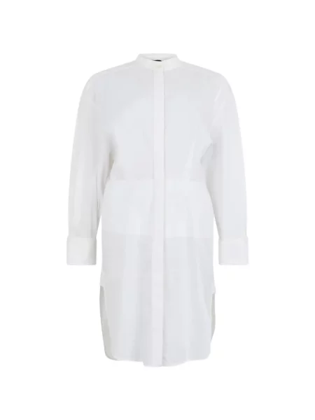 Lung rochie tip cămașă Ellery alb