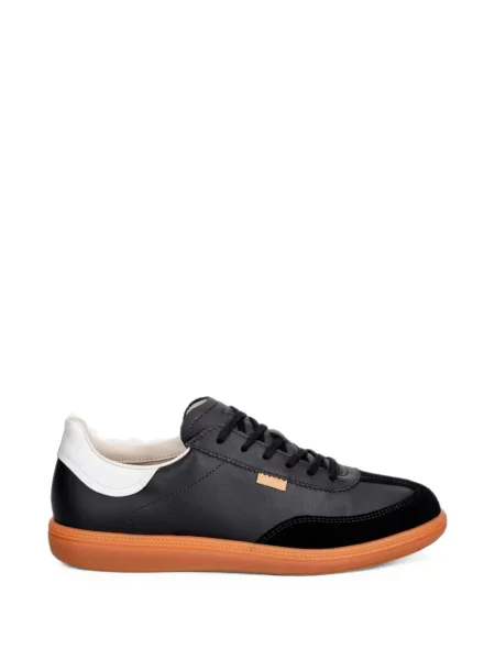 Top Ecco din piele negru