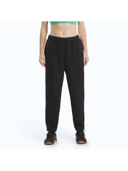 Pantaloni de trening pentru femei Reebok Lux Fleece negru