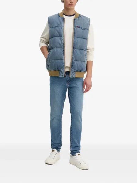 Cardigan Levi's® de catifea cord cu glugă cu buzunare cu nasturi negru