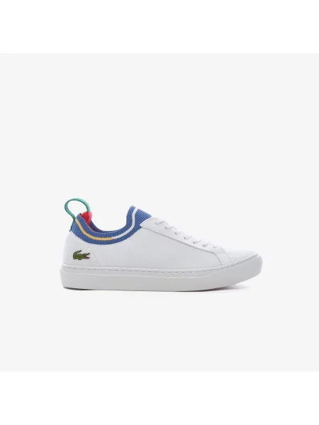 Lacoste Trampki La Piquée Z Kontrastowym Wykończeniem biały