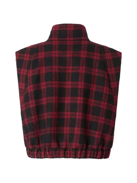 Vestă Pinko din tweed negru