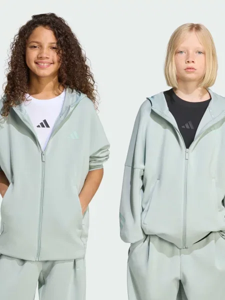 Детский свитер Adidas зеленый