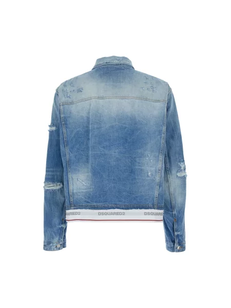 Kurtki Mężczyzna XL Light Cool Kids Wash Over Jean Jacket niebieski
