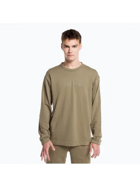 Bărbați Calvin Klein pulover pulover măsliniu pulover gri