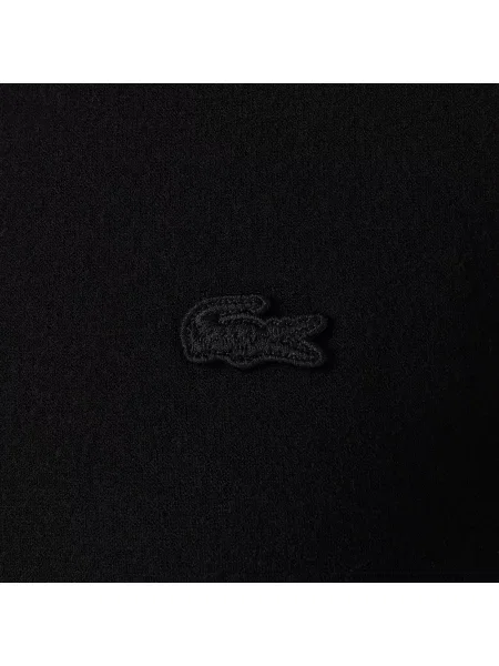 Lacoste Sweter Z Kołnierzykiem Polo Regular Fit czarny
