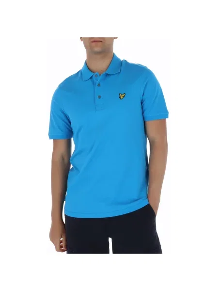 Tricou polo Lyle & Scott negru