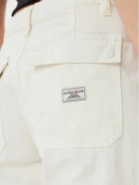 Guess Jeans Džínsy Écru Straight Leg