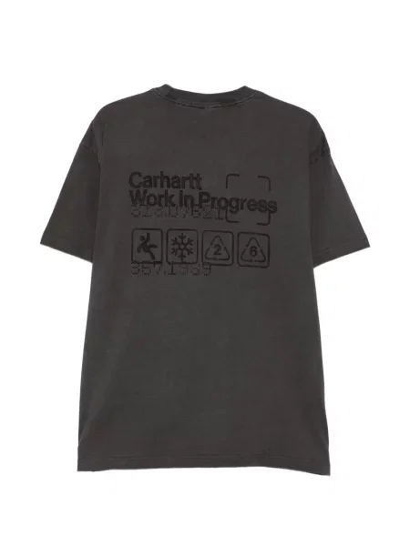 Tricou Carhartt Wip cu imagine gri
