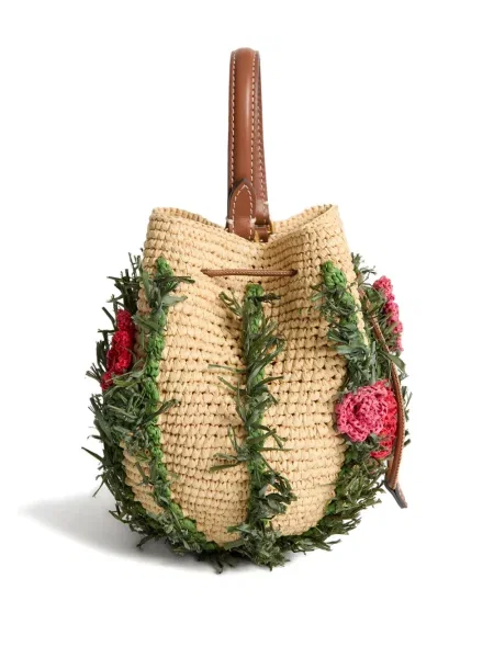 Φλοράλ τσαντα bucket Anya Hindmarch