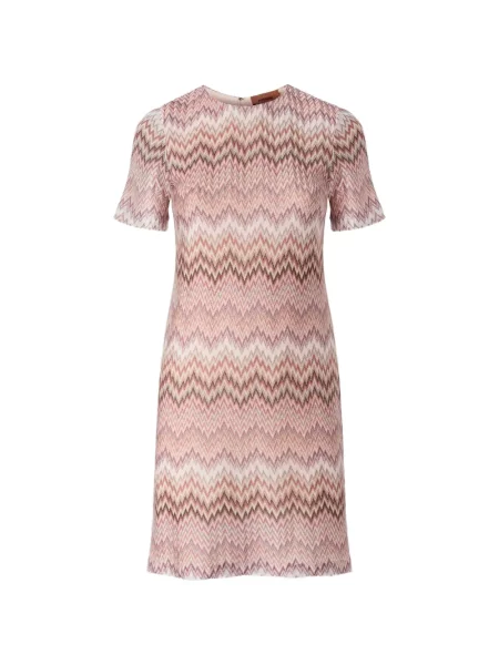 Scurt rochie mini Missoni roz