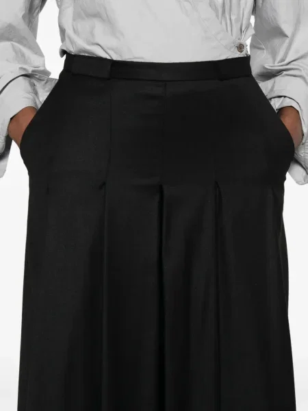 Pantaloni Co.go plisate negru
