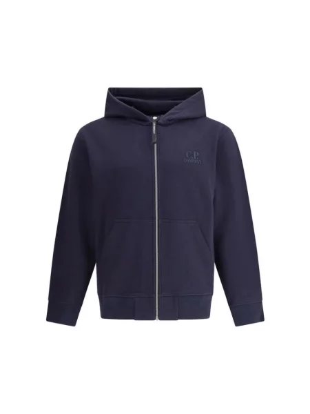 Bluza rozpinana C.p. Company z logo niebieska