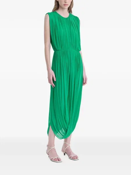 Rochie Fforme drapată verde