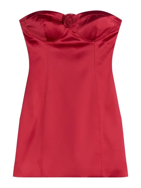 Bershka Obleka rdeča