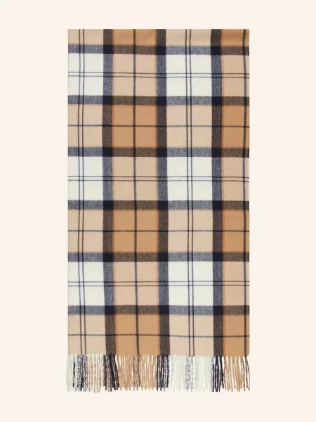 Barbour Szal Hailes beige brązowa