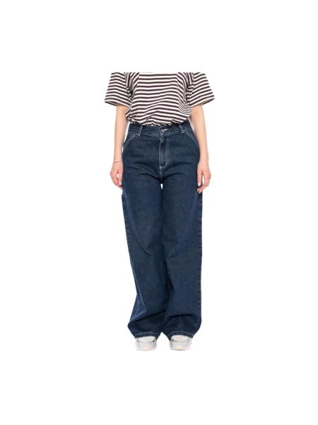 Carhartt WIP W Jens Pant jeansy loose niebieskie