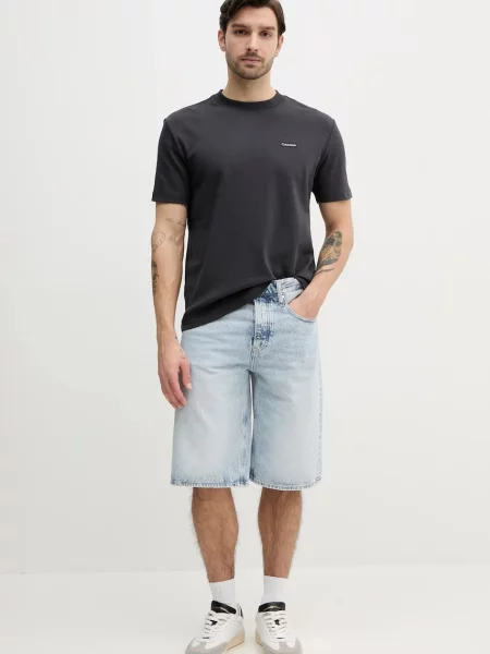 Jeans kratke hlače Calvin Klein Jeans modra