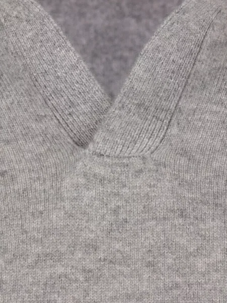 Με κολάρο polo Brunello Cucinelli κασμίρ γκρι