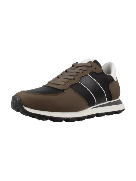 Sneakersy Geox skórzane zielone