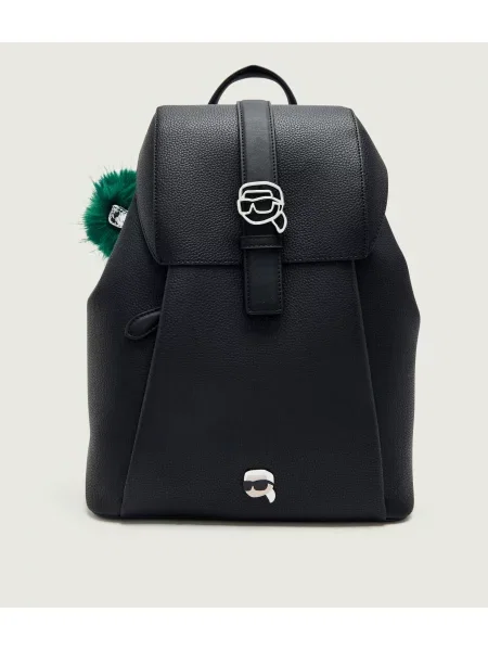 Karl Lagerfeld Hátizsák Ikon Pebble' fekete