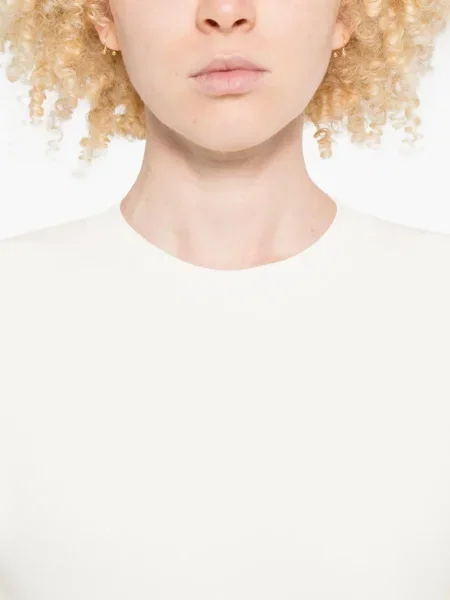 Плетена костюм мини рокля Wardrobe.nyc бяло