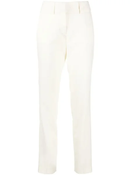 Pantaloni Philipp Plein de lână alb