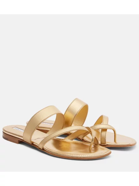 Sandale Manolo Blahnik din piele