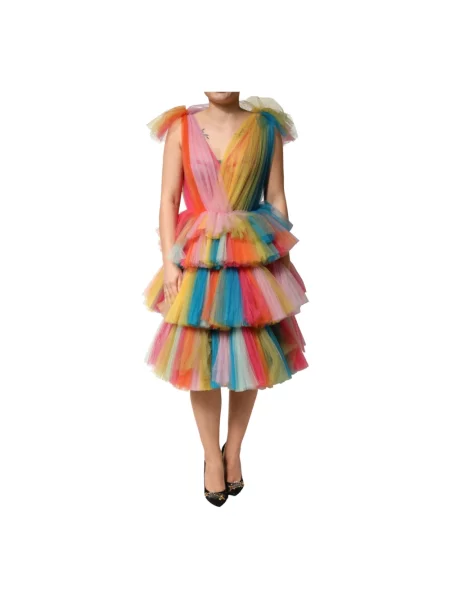 Sukienka midi Dolce And Gabbana tiulowa
