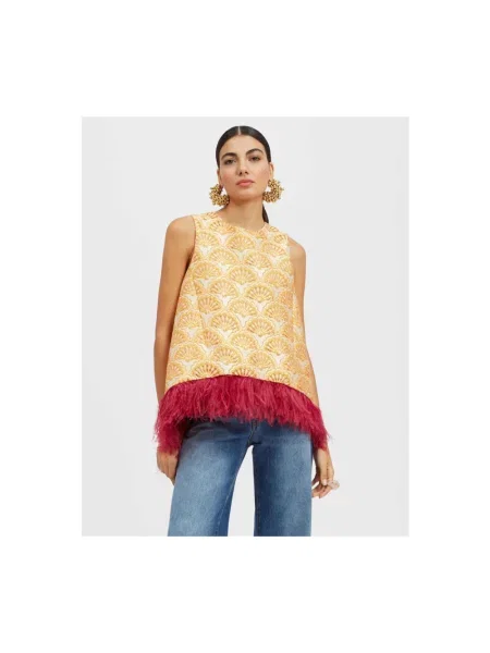 Top La Doublej żółty