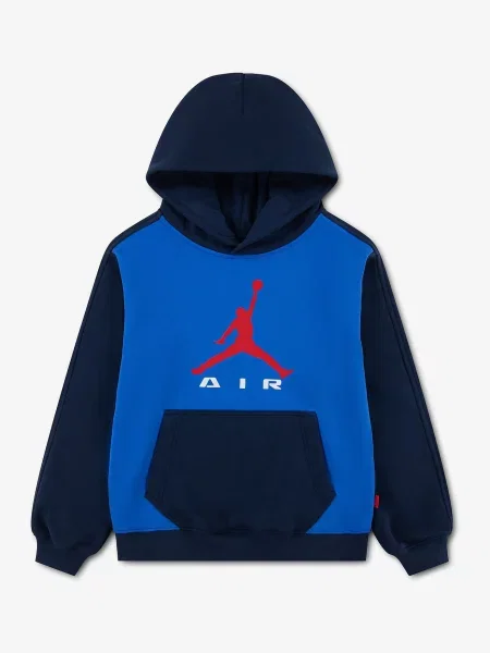 Jordan Mikina AIR HBR námornícka modrá / azúrová / červená biela