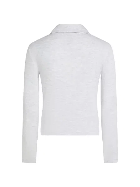 Cardigan Karl Lagerfeld cu perle gri