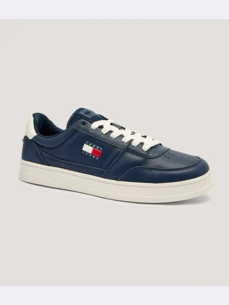 Teniși Tommy Jeans din piele albastru
