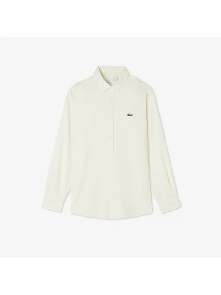 Lacoste Koszula Regular Fit biała