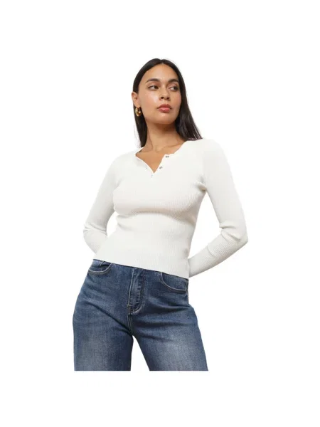 Top La Modeuse alb