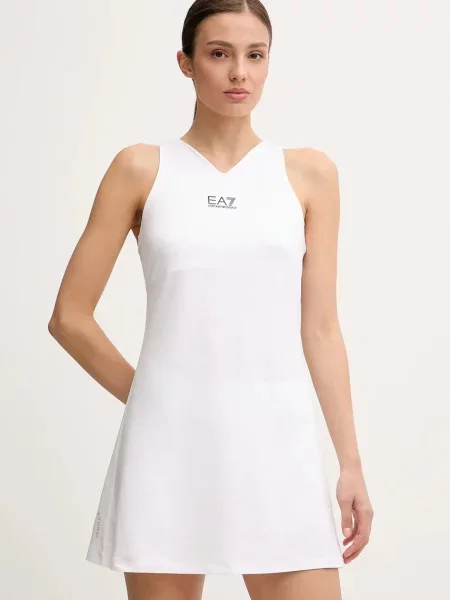 Emporio Armani Rochie tenis alb