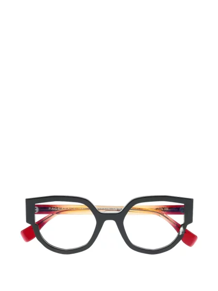 Ochelari de soare Face à Face cu imprimeu geometric negru