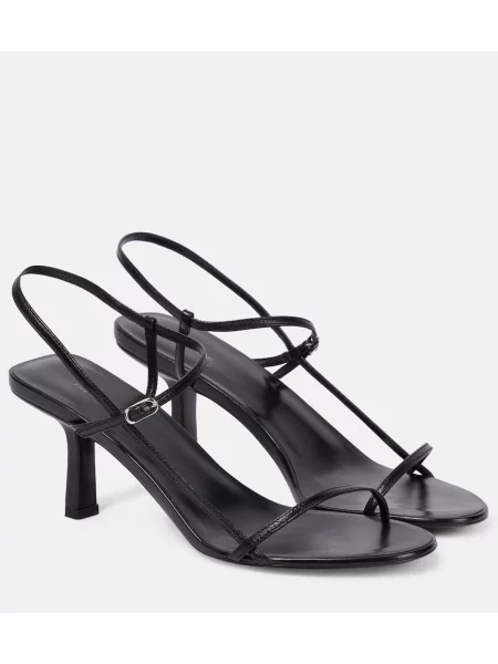 Sandale The Row din piele negru
